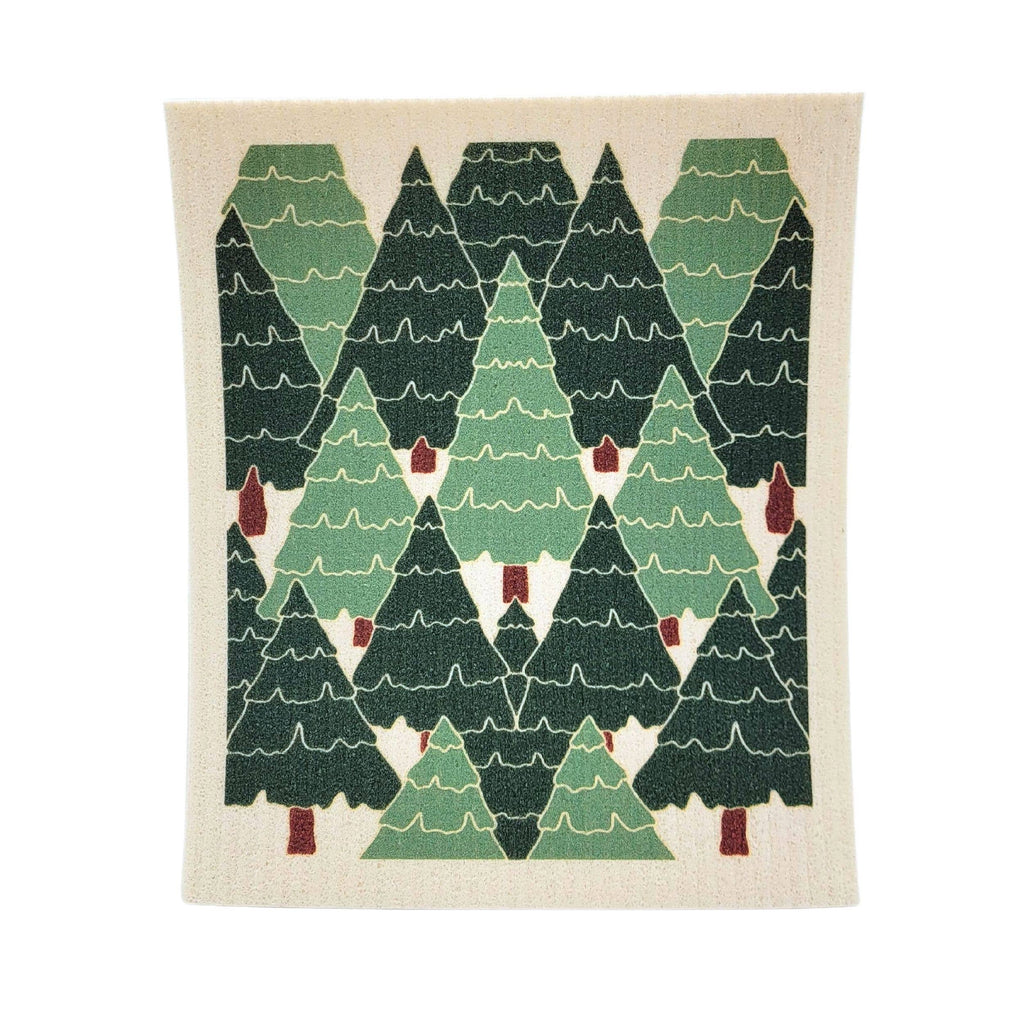 Swedish Dishcloth - Trees