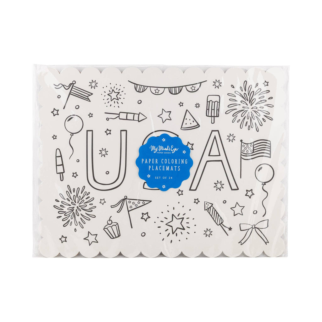 USA Coloring Activity Placemat