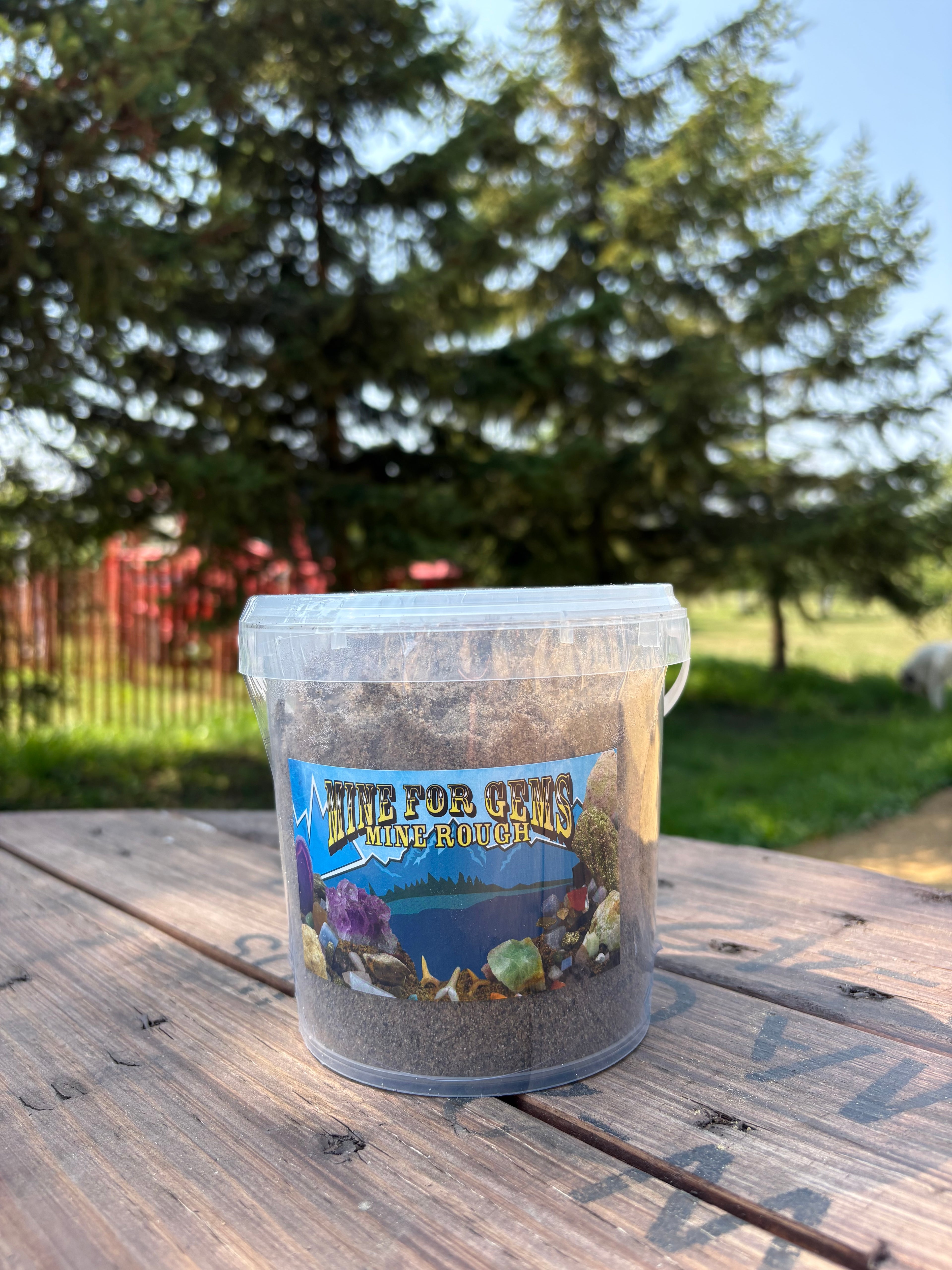 Fossil Bucket w 1 Pound of Gems