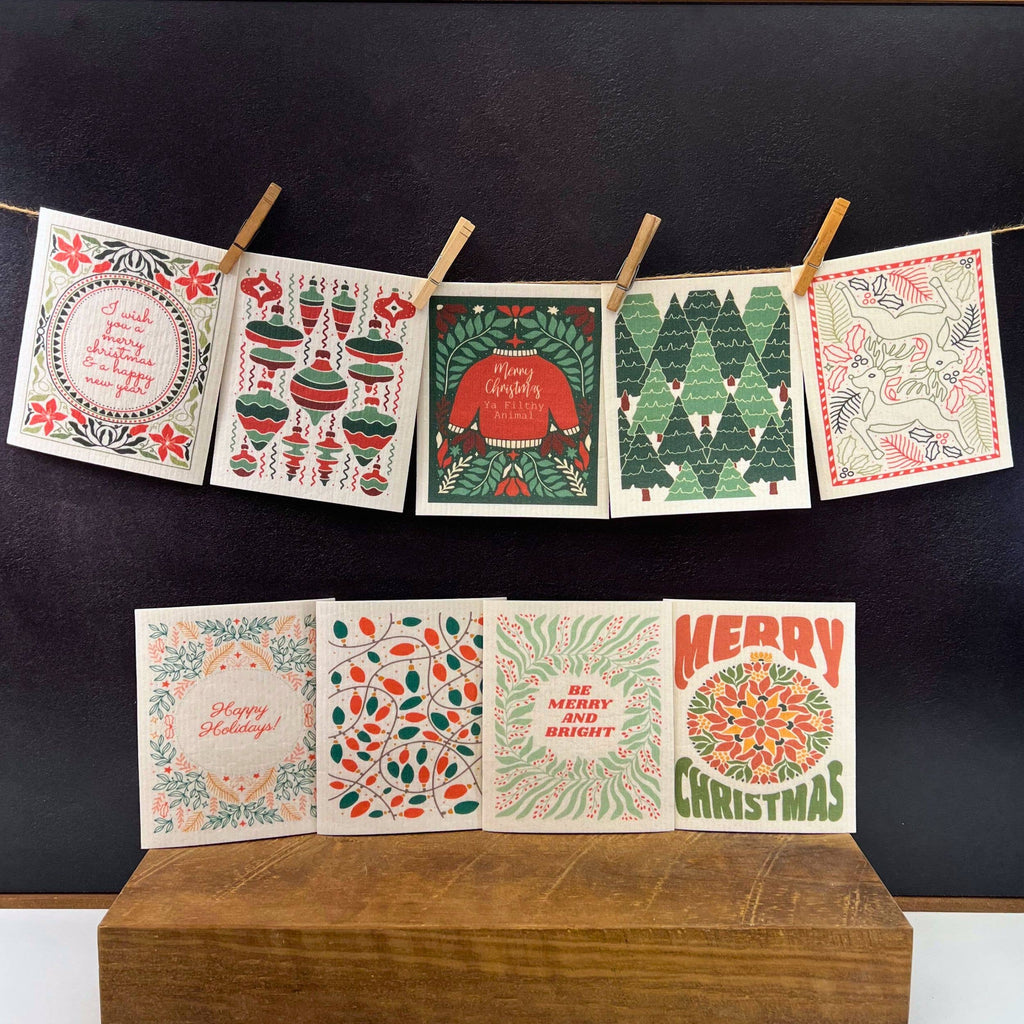 Swedish Dishcloth - Trees