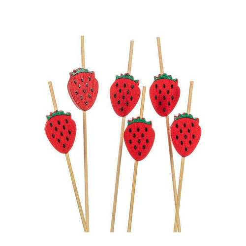 100 Piece Strawberry Pick-4.5"L